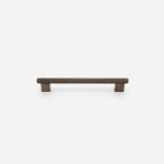 Lecce - Knurled Matte Black Brass Handle - Architectural Hardware - Matte Black Brass