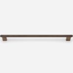 Lecce - Knurled Matte Black Brass Handle - Architectural Hardware - Matte Black Brass