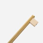 Lecce - Knurled Matte Black Brass Handle - Architectural Hardware - Matte Black Brass