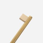 Lecce - Knurled Matte Black Brass Handle - Architectural Hardware - Matte Black Brass