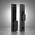 DU2 - Sobrio Smart Lock - Door Handle - Arabescato Marble Knob