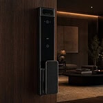 DU2 - Sobrio Smart Lock - Door Handle - Arabescato Marble Knob