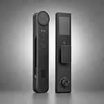DU1 - Vaulto Smart Lock - Door Handle - Arabescato Marble Knob