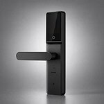DU3 - Fino Smart Lock Handle - Marble Knobs - Arabescato Marble Knob